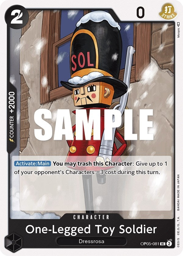 One-Legged Toy Soldier (5081) (OP05) - One Piece Card Game Single