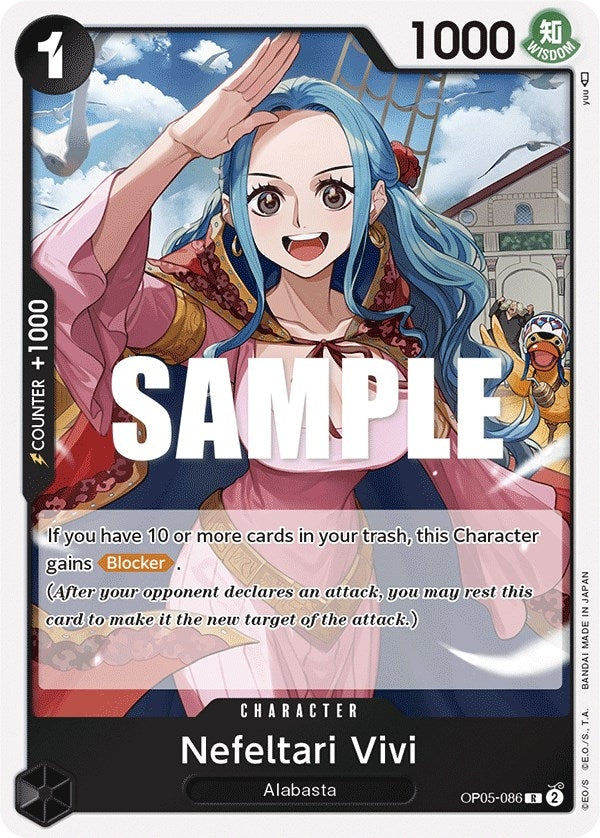 Nefeltari Vivi (5086) (OP05) - One Piece Card Game Single