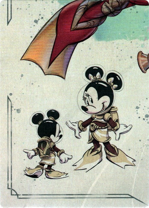 Minnie Mouse - Wide-Eyed Diver Puzzle Insert (Bottom Left) (2) - Disney Lorcana Single