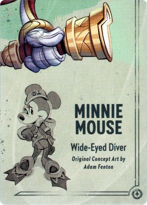 Minnie Mouse - Wide-Eyed Diver Puzzle Insert (Bottom Right) (2) - Disney Lorcana Single