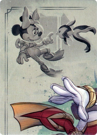 Minnie Mouse - Wide-Eyed Diver Puzzle Insert (Top Left) (2) - Disney Lorcana Single
