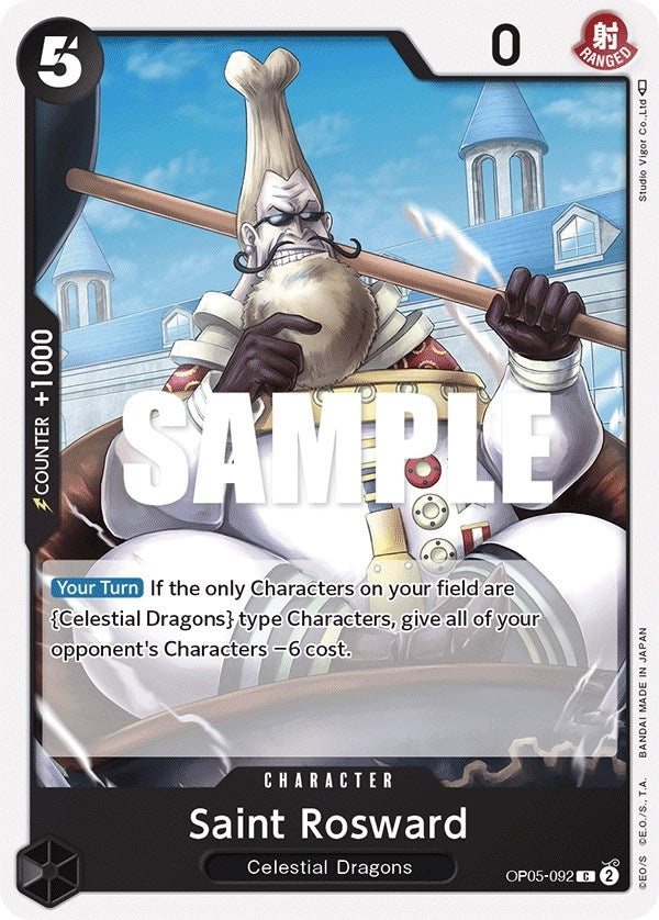 Saint Rosward (5092) (OP05) - One Piece Card Game Single