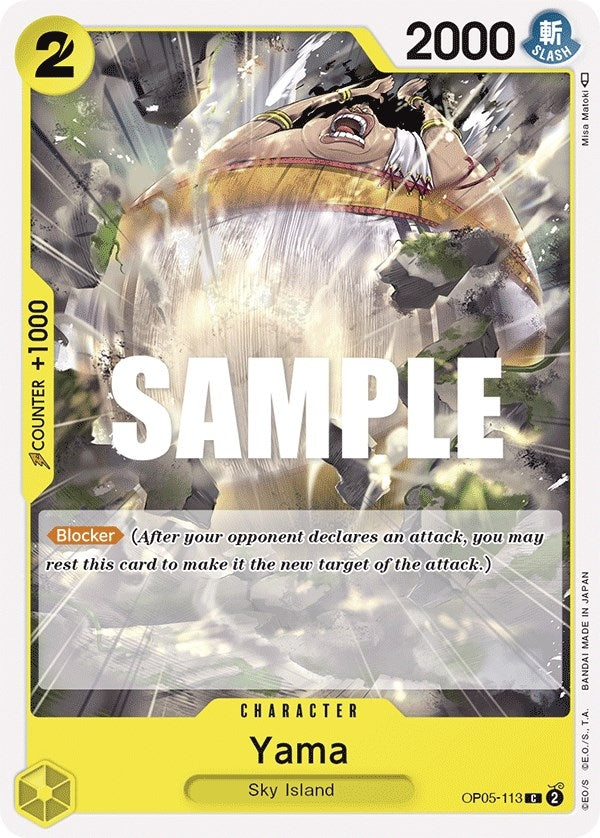 Yama (5113) (OP05) - One Piece Card Game Single