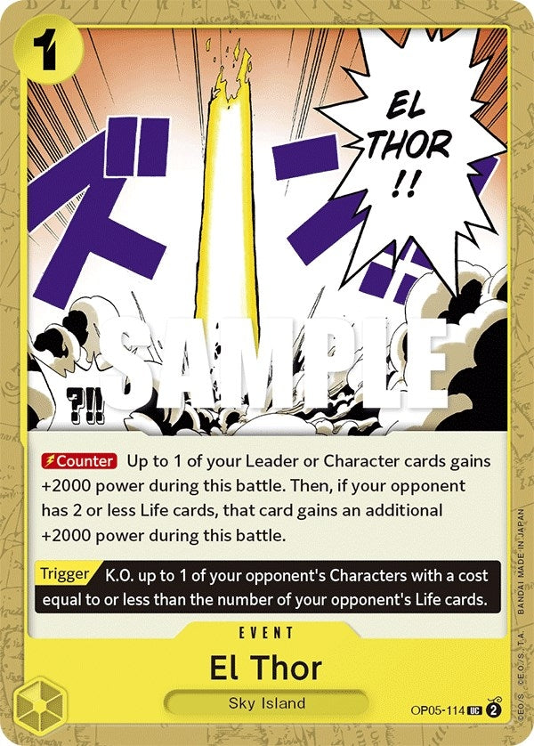 El Thor (5114) (OP05) - One Piece Card Game Single