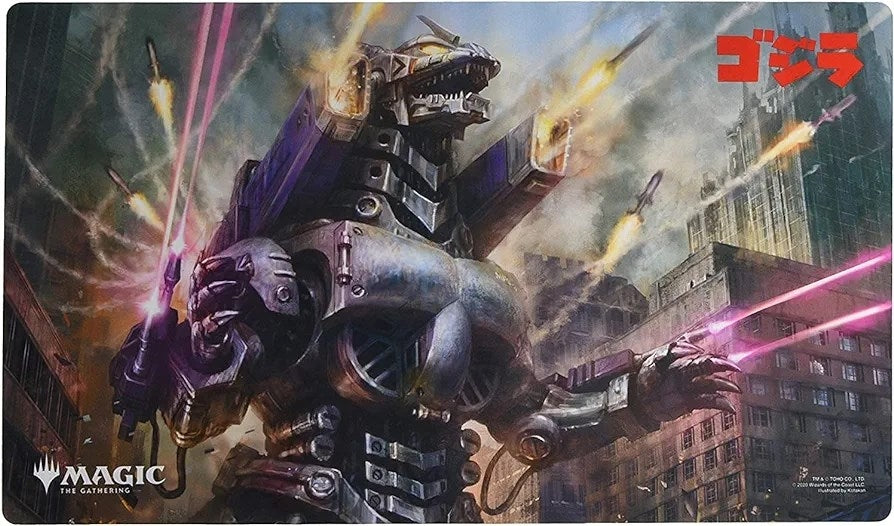Magic: The Gathering Ikoria: Lair of Behemoths - Mechagodzilla the Weapon Playmat - Playmats Sealed