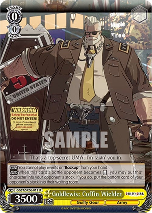 Goldlewis: Coffin Wielder (6011) [GGST] - Weiss Schwarz Single