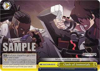 Clash of Immortals (6023) [GGST] - Weiss Schwarz Single