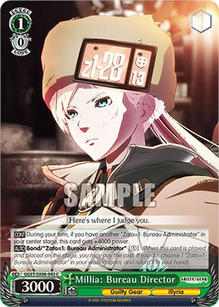 Millia: Bureau Director (6043) [GGST] - Weiss Schwarz Single