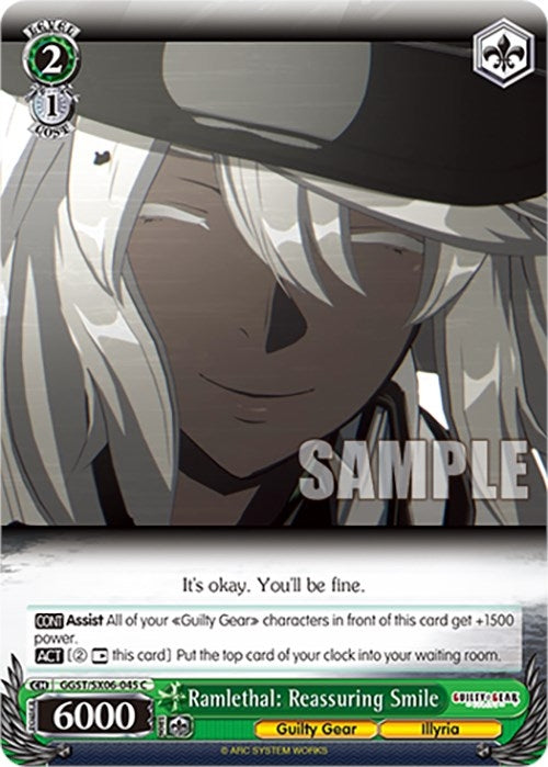 Ramlethal: Reassuring Smile (6045) [GGST] - Weiss Schwarz Single