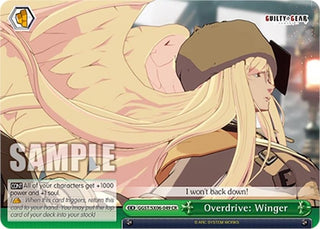 Overdrive: Winger (6049) [GGST] - Weiss Schwarz Single