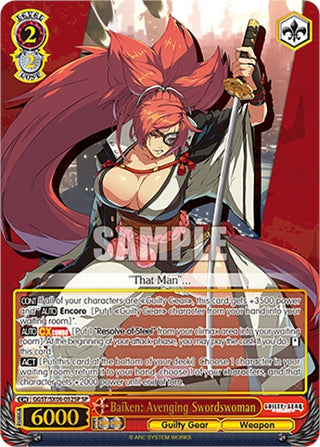 Baiken: Avenging Swordswoman (SP) (6052) [GGST] - Weiss Schwarz Single