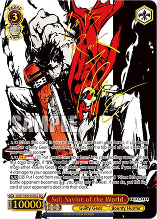 Sol: Savior of the World (SEC) (6053) [GGST] - Weiss Schwarz Single
