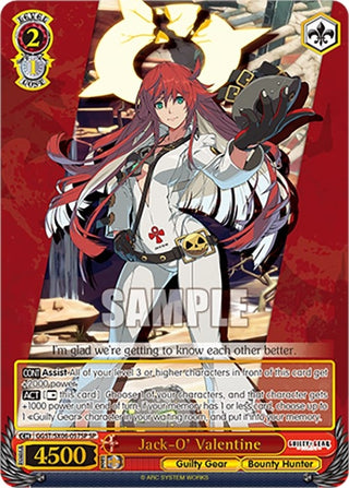 Jack-O’ Valentine (SP) (6057) [GGST] - Weiss Schwarz Single