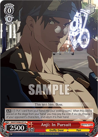 Anji: In Pursuit (6071) [GGST] - Weiss Schwarz Single