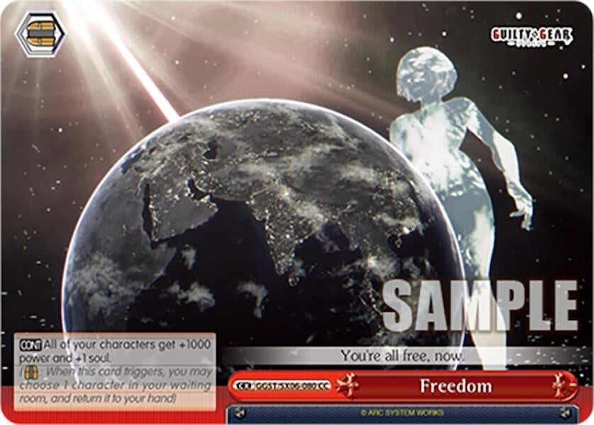 Freedom (6080) [GGST] - Weiss Schwarz Single