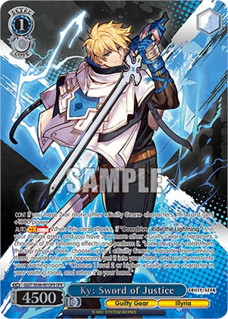 Ky: Sword of Justice (OFR) (6081) [GGST] - Weiss Schwarz Single