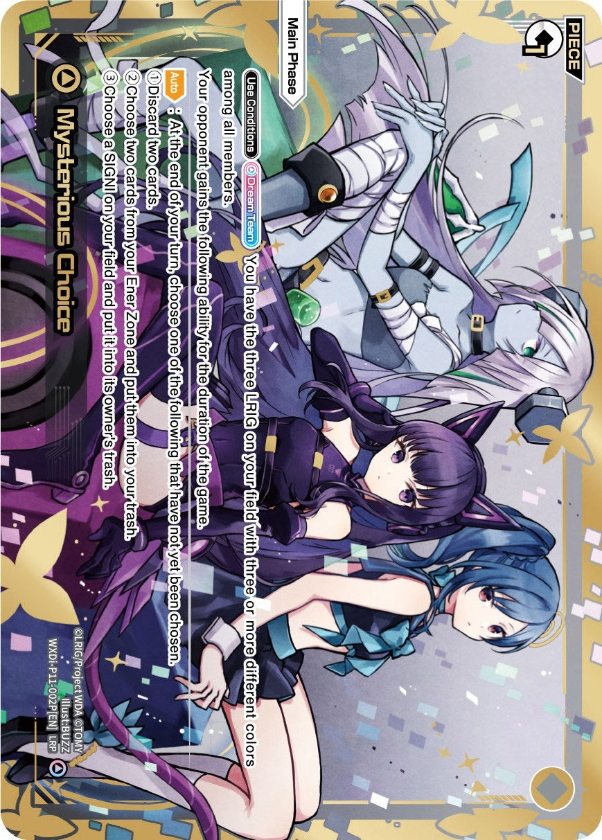 Mysterious Choice (LRP) (11002) [WXDi-P11] - WIXOSS Single