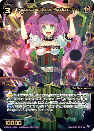 Troublesome Queen Pandora: Drei (11049) [WXDi-P11] - WIXOSS Single
