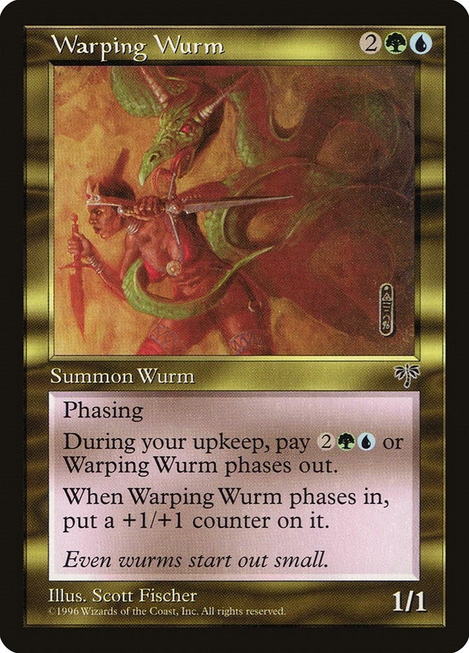 Warping Wurm [MIR] - MTG Single
