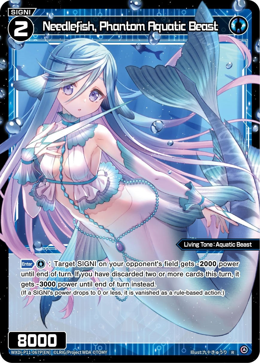 Needlefish Phantom Aquatic Beast (Parallel Foil) (11067) [WXDi-P11] - WIXOSS Single