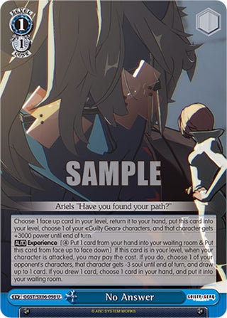 No Answer (6098) [GGST] - Weiss Schwarz Single