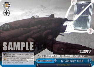 G-Canceler Field (6100) [GGST] - Weiss Schwarz Single