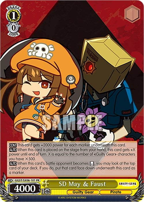 SD May & Faust (6101) [GGST] - Weiss Schwarz Single