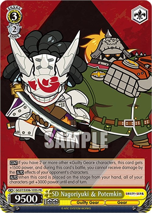 SD Nagoriyuki & Potemkin (Foil) (6103) [GGST] - Weiss Schwarz Single