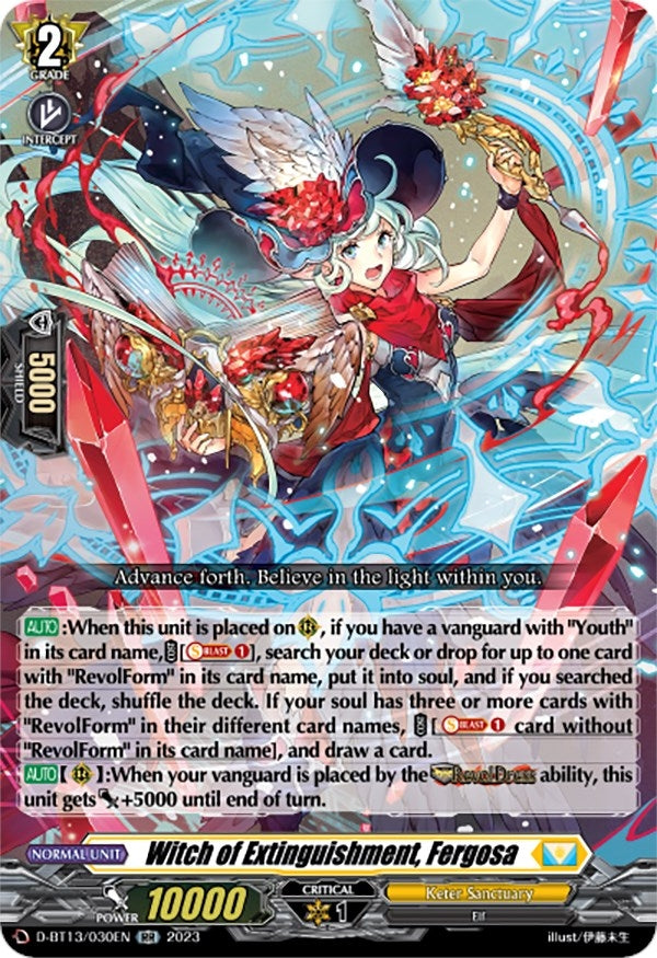 Witch of Extinguishment Fergosa (13030) [D-BT13] - Cardfight Vanguard Single
