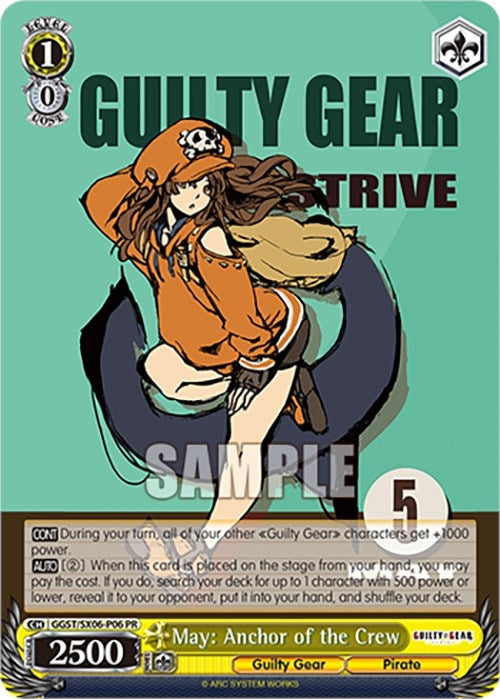 May: Anchor of the Crew (606) [GGST] - Weiss Schwarz Single