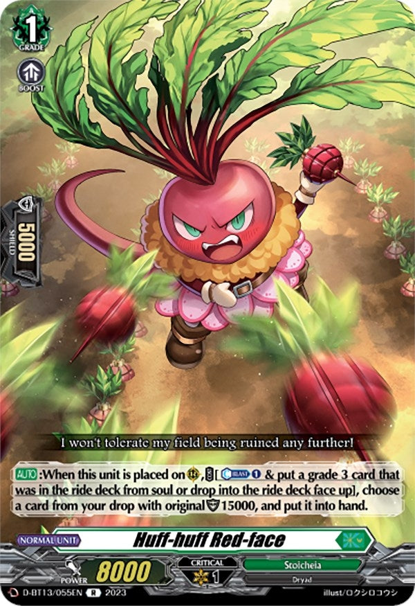 Huff-huff Red-face (13055) [D-BT13] - Cardfight Vanguard Single