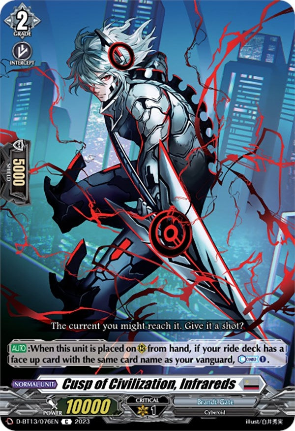 Cusp of Civilization Infrareds (13076) [D-BT13] - Cardfight Vanguard Single