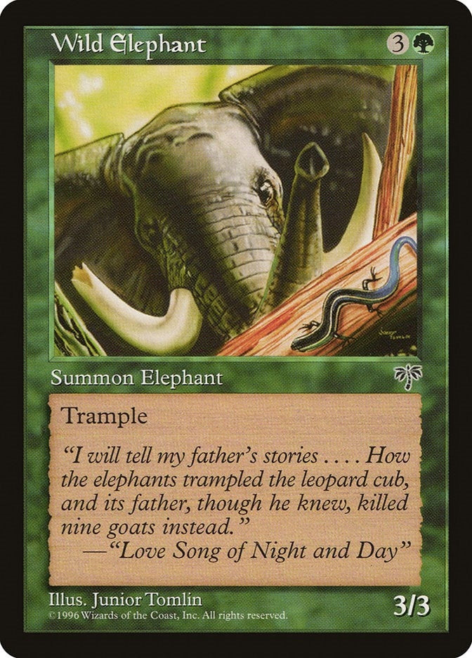 Wild Elephant [MIR] - MTG Single