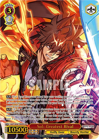 Sol: Greatest Rival (OFR) (609) [GGST] - Weiss Schwarz Single