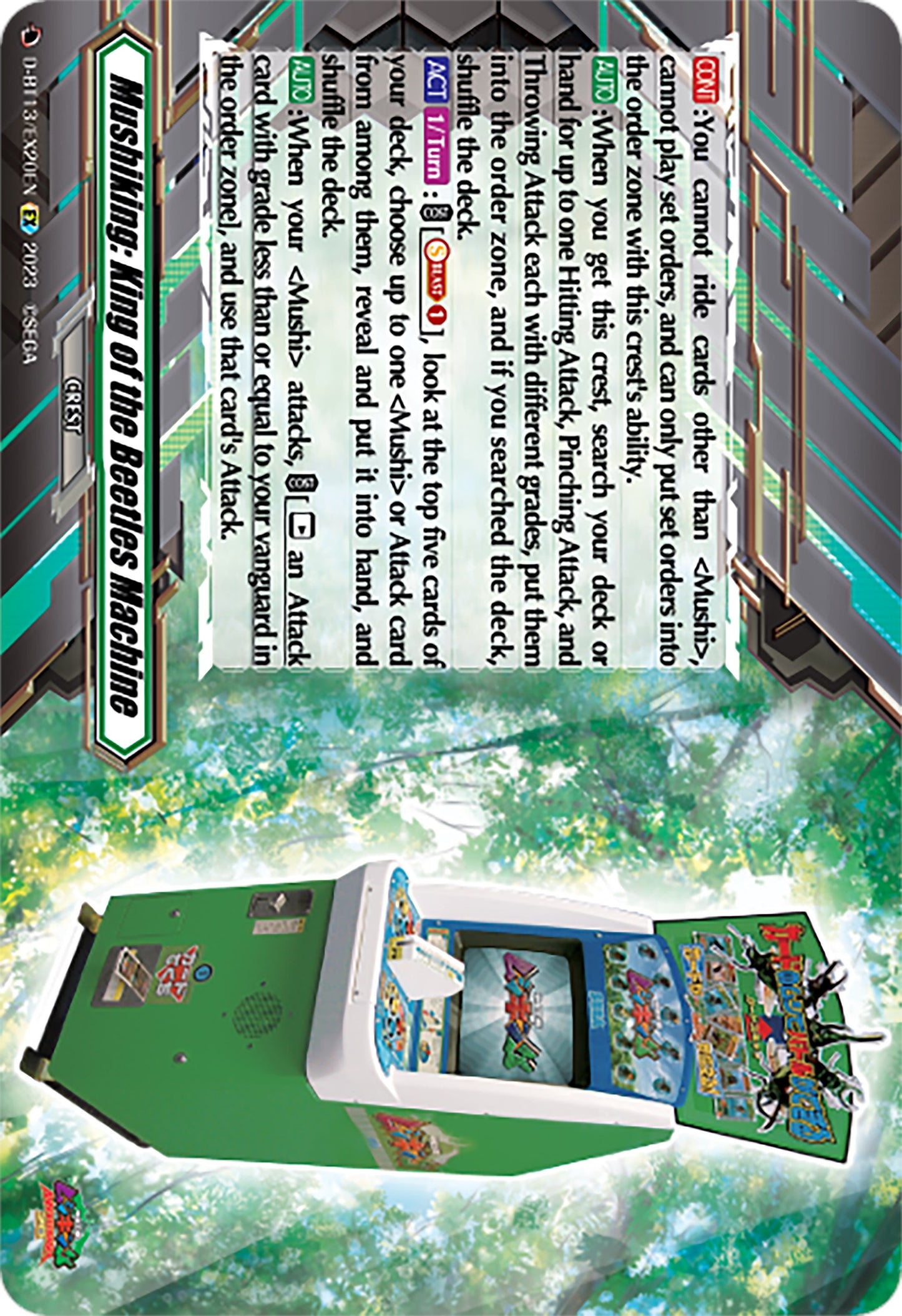 Mushiking: King of the Beetles Machine (1320) [D-BT13] - Cardfight Vanguard Single