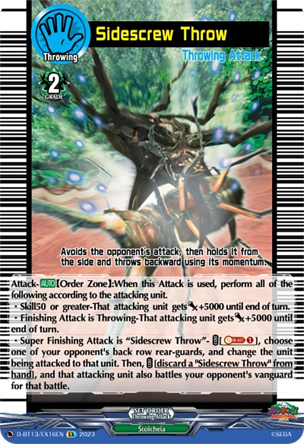 Sidescrew Throw (1316) [D-BT13] - Cardfight Vanguard Single