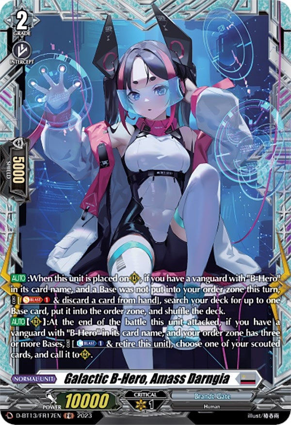 Galactic B-Hero Amass Darngia (FR) (1317) [D-BT13] - Cardfight Vanguard Single
