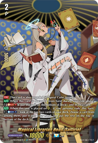 Magical Librarian Head Soltiriel (SECP) (1304) [D-BT13] - Cardfight Vanguard Single