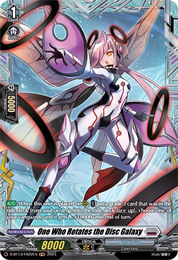 One Who Rotates the Disc Galaxy (FR) (1322) [D-BT13] - Cardfight Vanguard Single