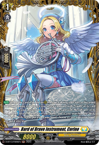Bard of Brave Instrument Corino (FR) (1328) [D-BT13] - Cardfight Vanguard Single