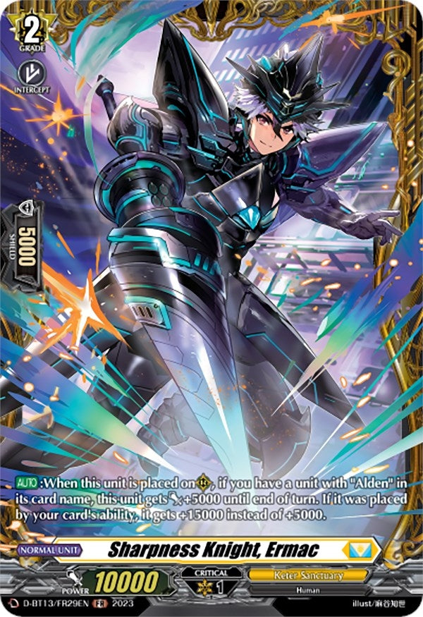 Sharpness Knight Ermac (FR) (1329) [D-BT13] - Cardfight Vanguard Single