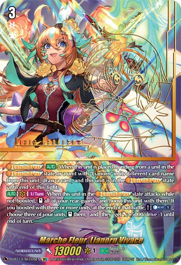 Marche Fleur Lianorn Vivace (SEC) (1305) [D-BT13] - Cardfight Vanguard Single