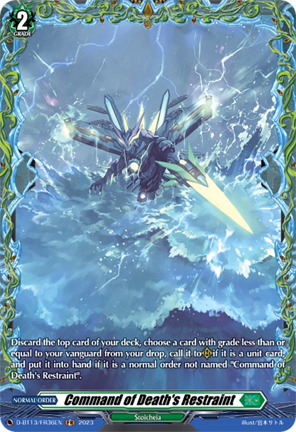 Command of Death’s Restraint (FR) (1336) [D-BT13] - Cardfight Vanguard Single