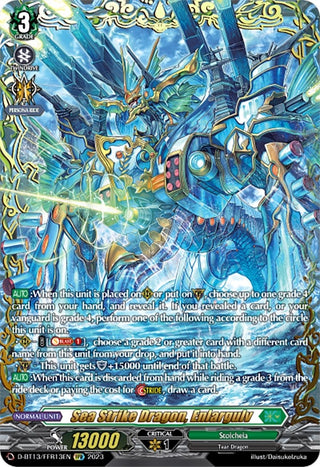 Sea Strike Dragon Enlargulv (FFR) (1313) [D-BT13] - Cardfight Vanguard Single