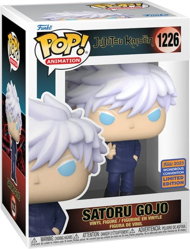 Jujutsu Kaisen: Satoru Gojo (Unmasked) (Wondrous Convention Exclusive) (1226) [POP!] - Funko Sealed