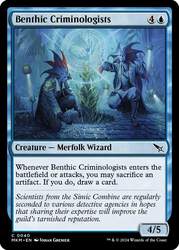 Benthic Criminologists (40) [MKM] - MTG Single