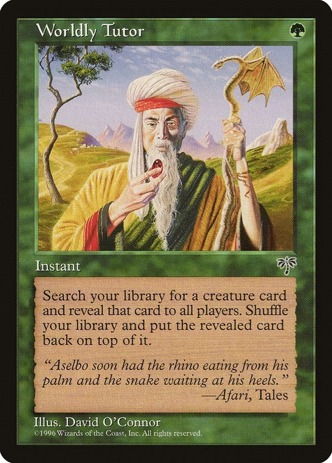 Worldly Tutor [MIR] - MTG Single