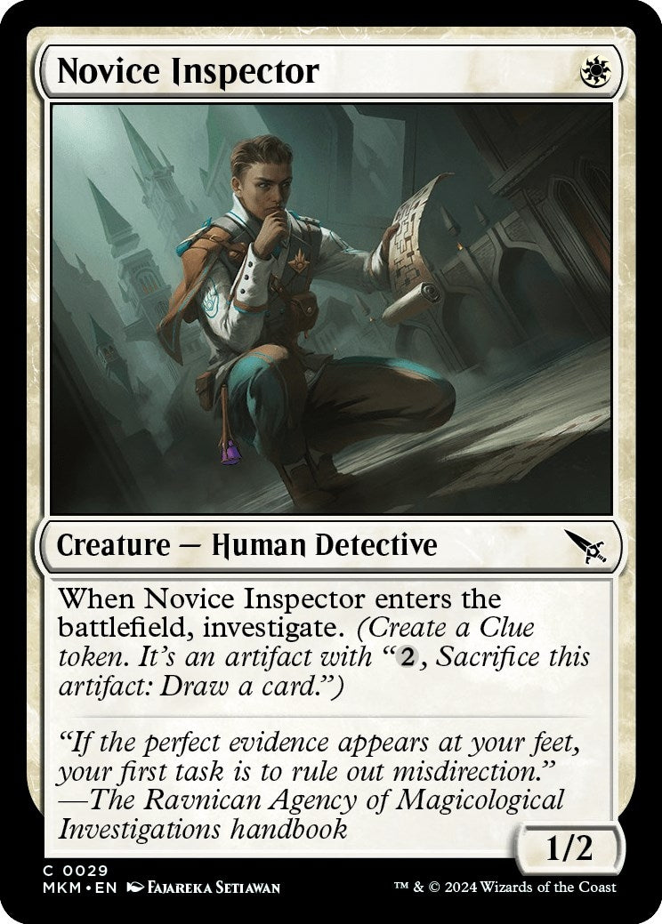 Novice Inspector (29) [MKM] - MTG Single