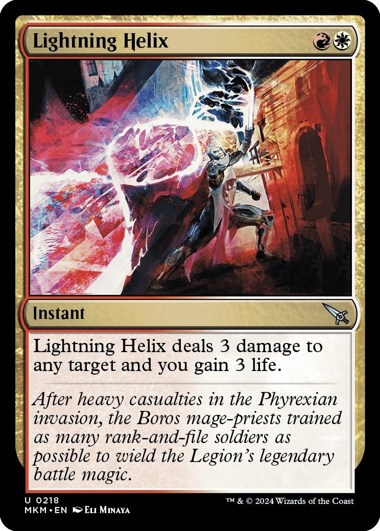 Lightning Helix (218) [MKM] - MTG Single