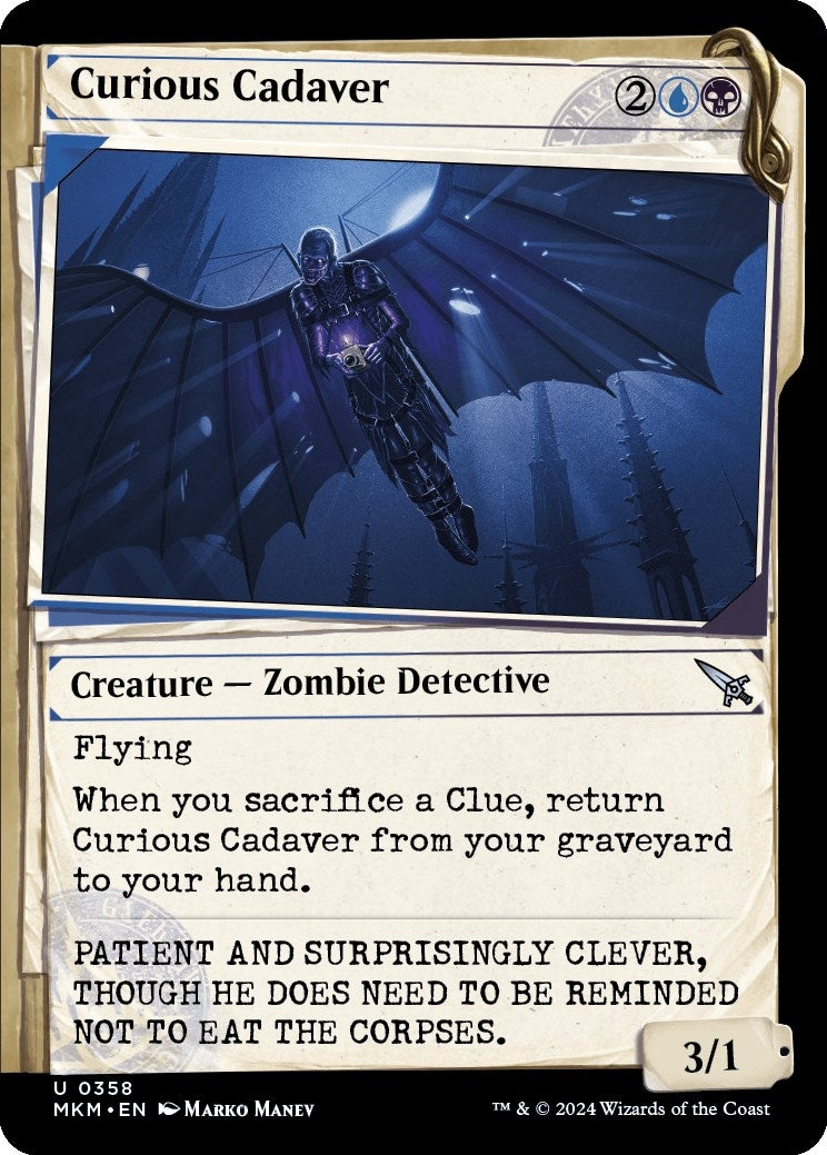 Curious Cadaver (Showcase) (358) [MKM] - MTG Single